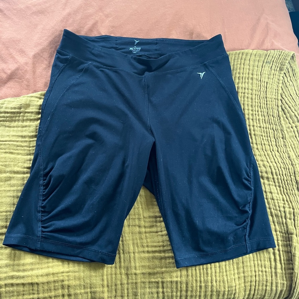 Old Navy Active, Size XL, Black Biker Shorts